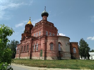 Fototapeta na wymiar Russian Orthodox Church Building