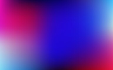 Dark pink, blue vector gradient blur template.