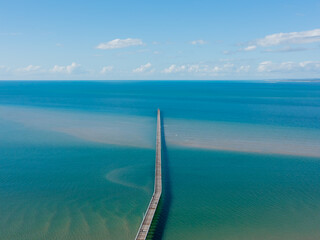 Drone Image Urangan Pier Fraser Coast