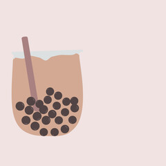 bubble milk tea in a ready-to-eat plastic cup