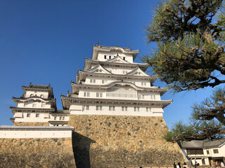Fototapeta na wymiar 姫路城は日本の有名な世界遺産