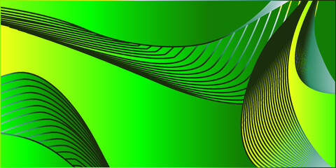 abstract green background with lines