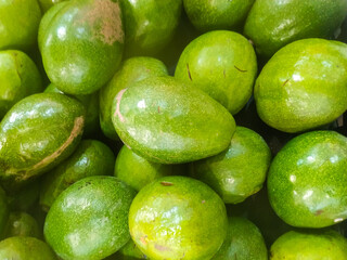 Avocado on market stall 
