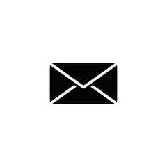 Email envelope flat icon vector
