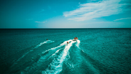 boat on the sea