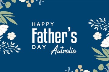 Obraz premium Father Day. Holiday concept. Template for background, banner, card, poster with text inscription. Vector EPS10 illustration