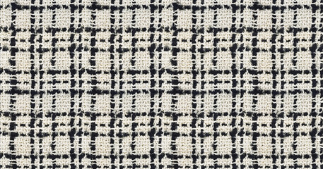 tweed real fabric texture seamless pattern - obrazy, fototapety, plakaty