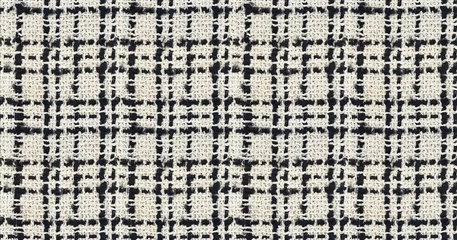 Behangcirkel tweed real fabric texture seamless pattern © KyleYoon