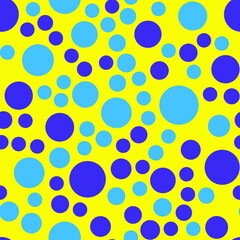 Eenvoudig naadloos geometrisch patroon met cirkels. Abstracte textuur als achtergrond.