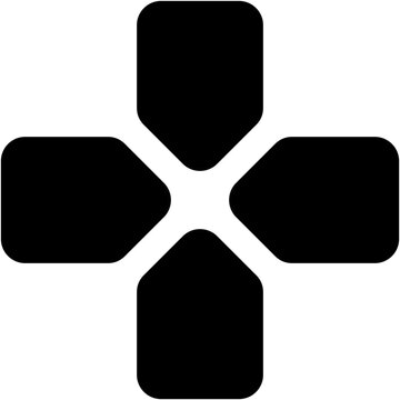 controller icon on white background