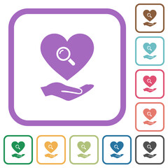 Dating service simple icons