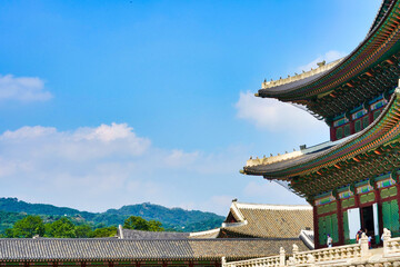 Fototapeta premium Korea's Joseon Dynasty Palace - Geunjeongjeon Hall