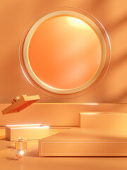 Still life creative map of 3D simulation scene