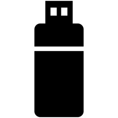 Flashdisk icon on white background