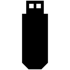 Flashdisk icon on white background