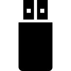 Flashdisk icon on white background