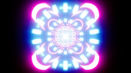 Organic Shape Bright Neon Event Light Effect