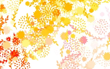 Foto auf Alu-Dibond Light Pink, Yellow vector elegant template with flowers, roses. © smaria2015