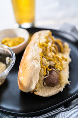 Cooking bratwurst