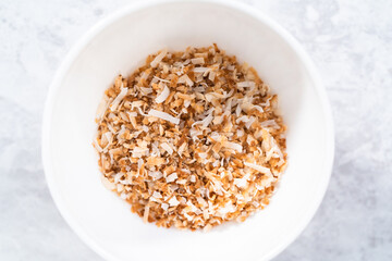 Toasted coconut