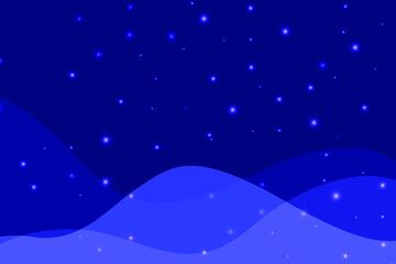 Dark blue space cosmic background with planetary and stars light effect. can use for poster, business banner, flyer, advertisement, brochure, catalog, web, site, website, presentation, book cover