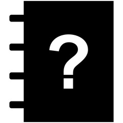 help icon on white background