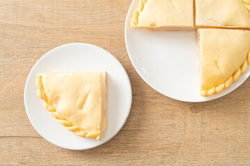 Toddy palm pies on plate