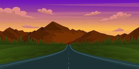 Mountains Background 

