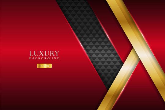 Luxury Background Overlapped Diagonal Layer Maroon with Elegant Golden