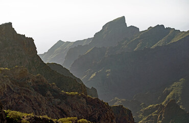 Naklejka premium Viewpoint from Mirador de Masca