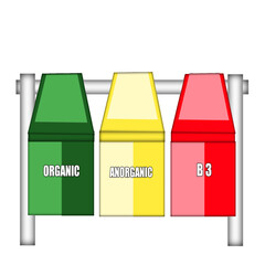 containers for recycling TRASH