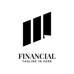 Illustration vector graphic of Business Financial Logo