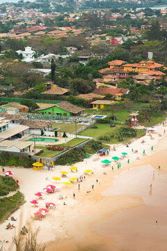 aerial view of geriba beach