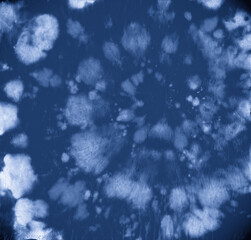 Indigo Tie Dye. Batik Multi Pattern. Hippie
