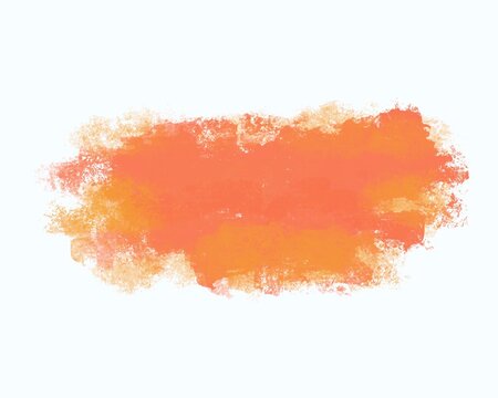 orange watercolor splash painted background, pastel color with pattern wet texture effect, with free space to put letters illustration wallpaper