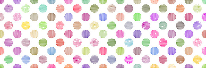 Fototapeta premium Multicolored circles, vector banner, festive background 