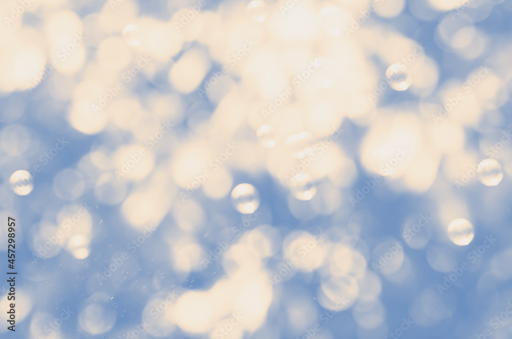 Wall mural blurred abstract background with bokeh