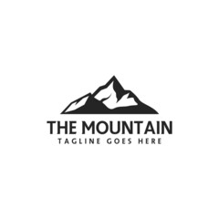 Fototapeta na wymiar Mountain Illustration logo design vector template