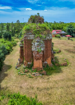 Chien Dan Cham or Champa tower, Tam Ky, Quang Nam, Vietnam