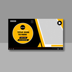 Youtube Thumbnail Templat Design.