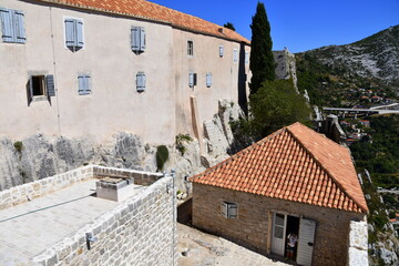 Obraz premium Klis Fortress, located near Split in Croatia, has existed since the Roman Empire, movie, Game of Thrones,