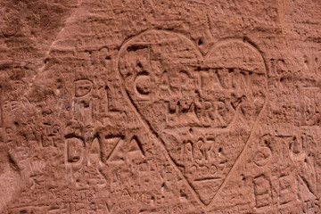 heart in stone