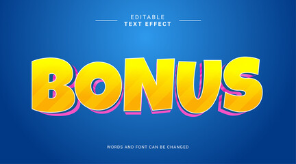 Editable text effect bold modern color style. Sale special premium trend space