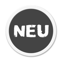 Runder Button zeigt Neu