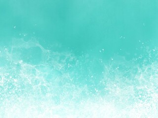 Fototapeta na wymiar Blue ocean water splash bubble texture background