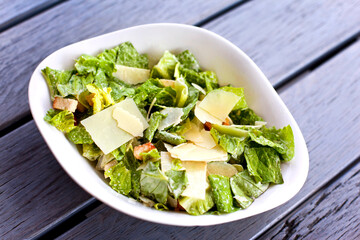 Italian mixed salad on a plate