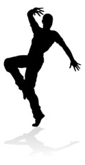 Street Dance Dancer Silhouette