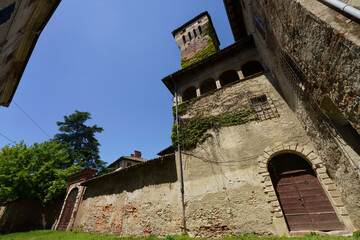 Historic castle of Castelnuovo Bormida, Piedmont, Italy