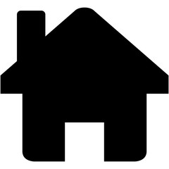 home icon on white background