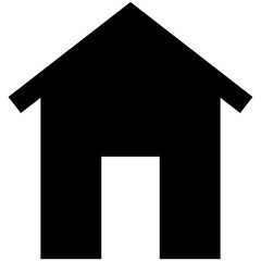 home icon on white background